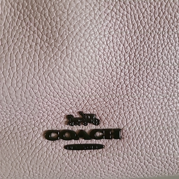 Coach  Pink Leather Satchel /crossbody bag - Picture 4 of 12